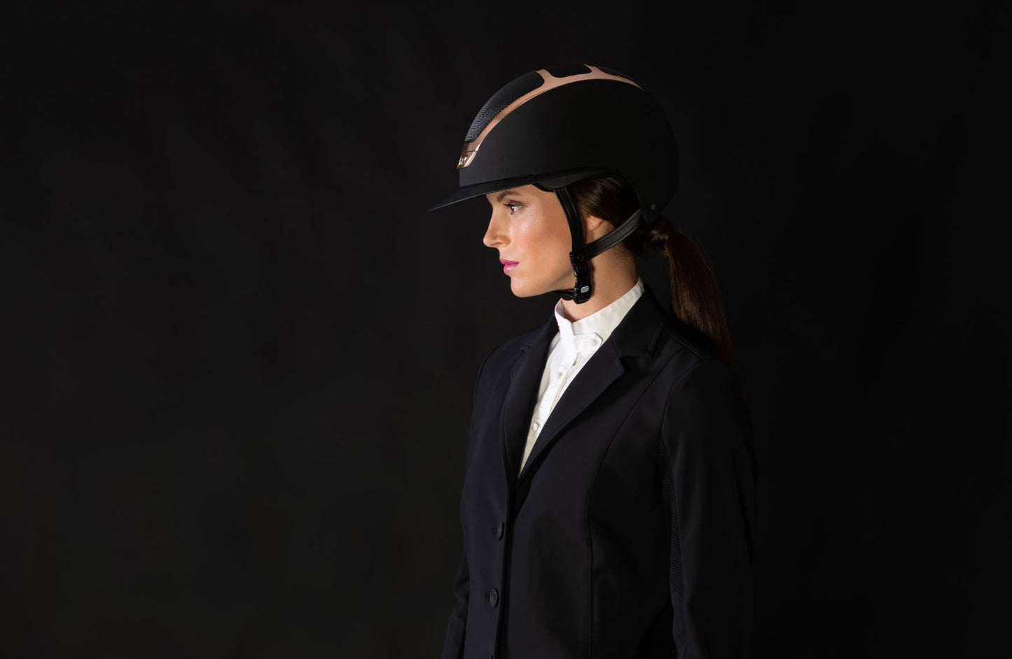 Kask Star Lady Chrome | Zwart - Rose